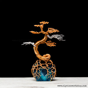 Crystal Wire Tree Sculptures