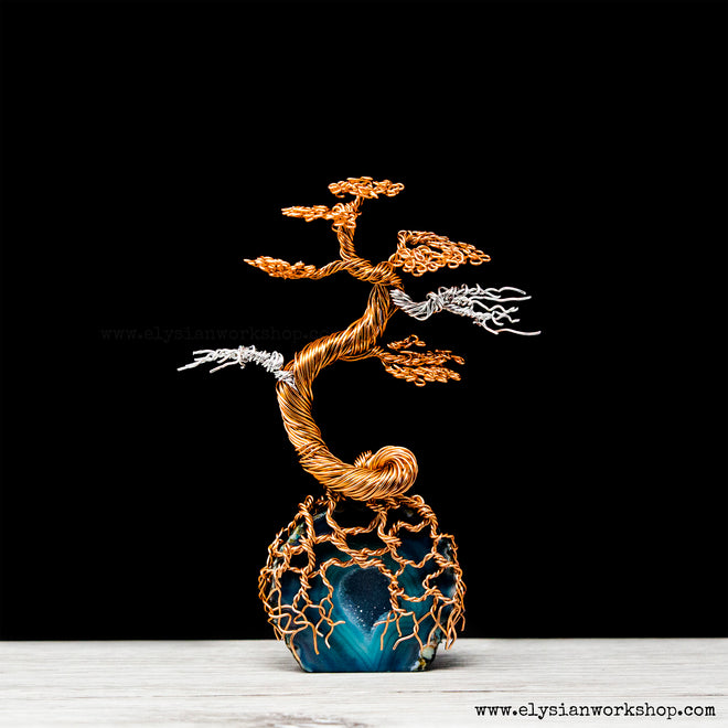 Crystal Wire Tree Sculptures