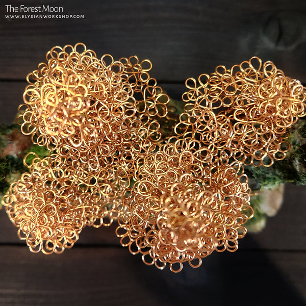 Forest Moon Copper Wire Bonsai Tree on Ohko Dragon Stone