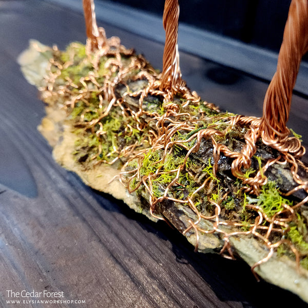 Cedar Forest Copper Wire Tres on Ohko Dragon Stone