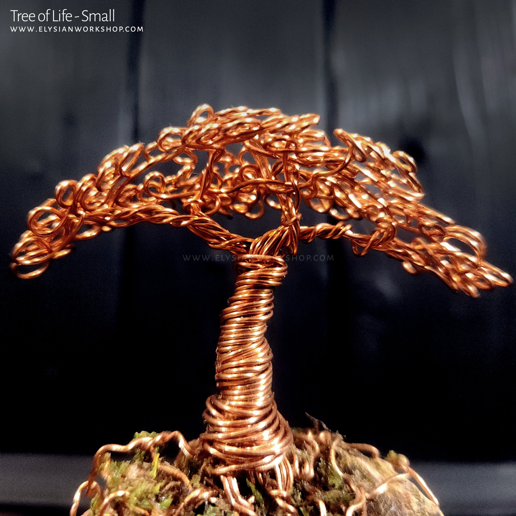tree of life bonsai Tree of Life Copper Wire Tree Bonsai on Stone Sculpture Home Decor – Elysian Workshop