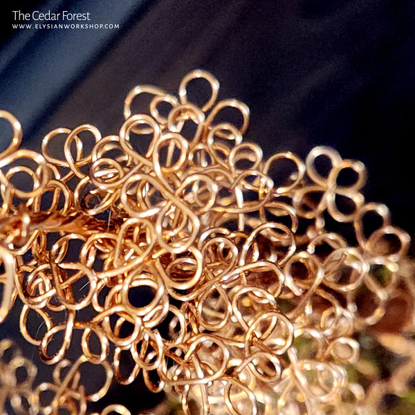 Cedar Forest Copper Wire Tres on Ohko Dragon Stone