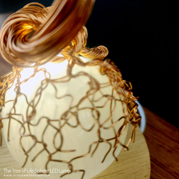 Tree of Life Bonsai Tree LED Lamp Copper Selenite Wire Bonsai Tree Mood Night Light
