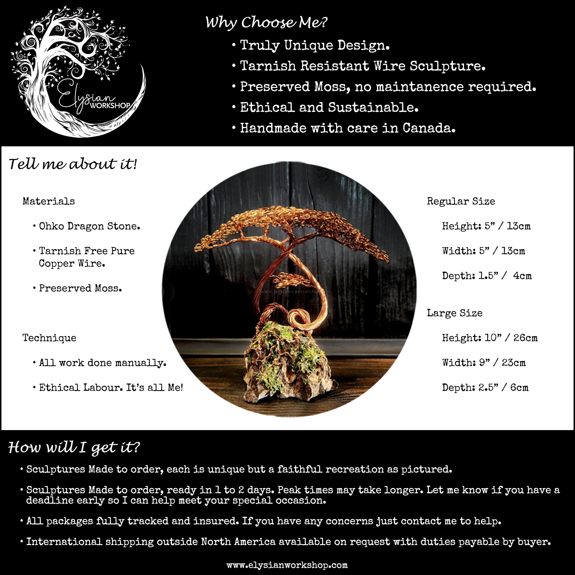 artful bonsai tree merge dragons Twin Entwined Bonsai Tree Copper Wire Tree on Ohko Dragon Stone Friendship love Tree Sculpture – Elysian Workshop