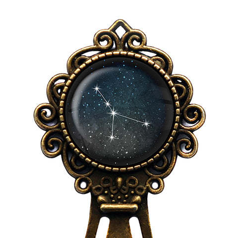 Zodiac Symbol Astrology Cancer Star Constellation Bronze Bookmark