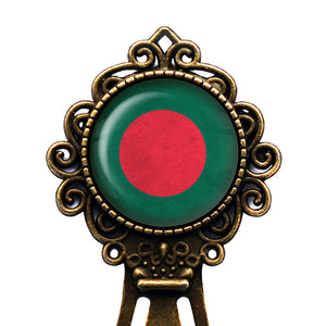 Bangladesh Bangladeshi Flag Bronze Bookmark