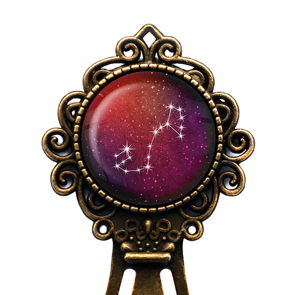 Zodiac Symbol Astrology Scorpio Star Star Constellation Bronze Bookmark