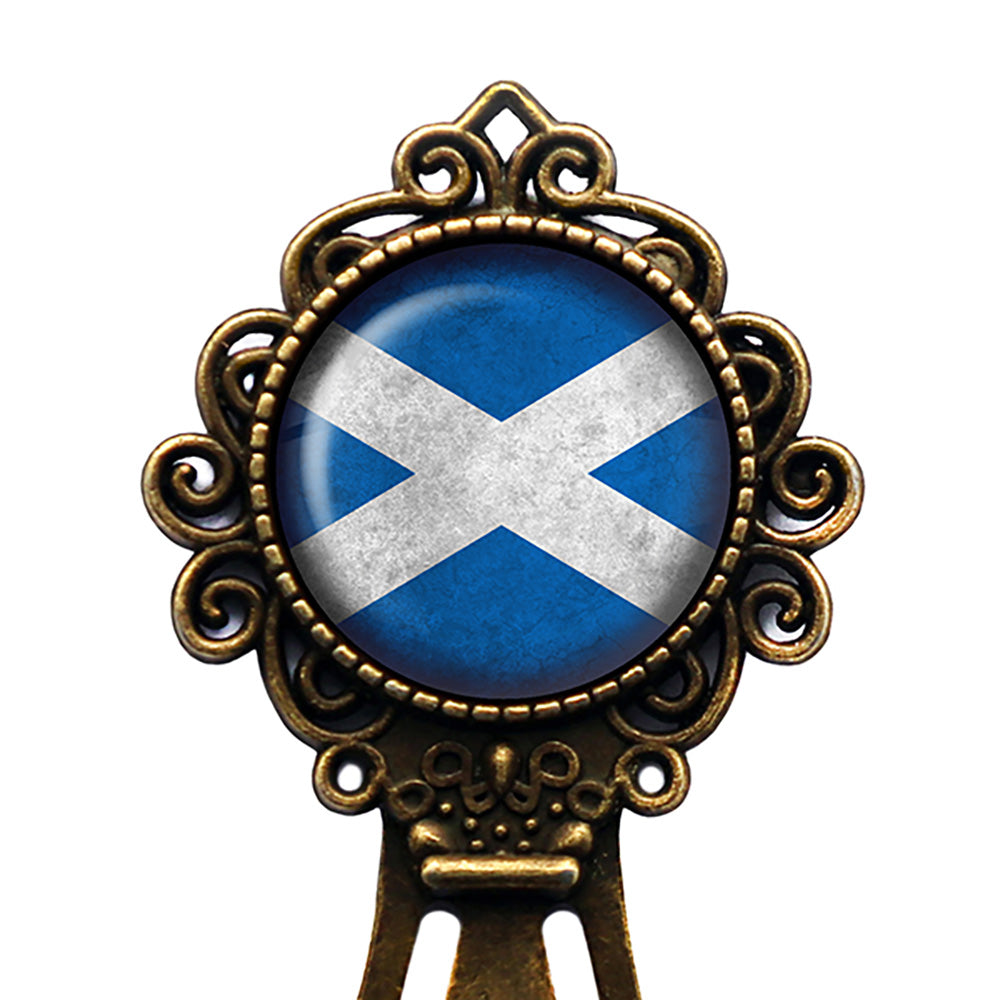 Scotland Scottish Flag Bronze Bookmark