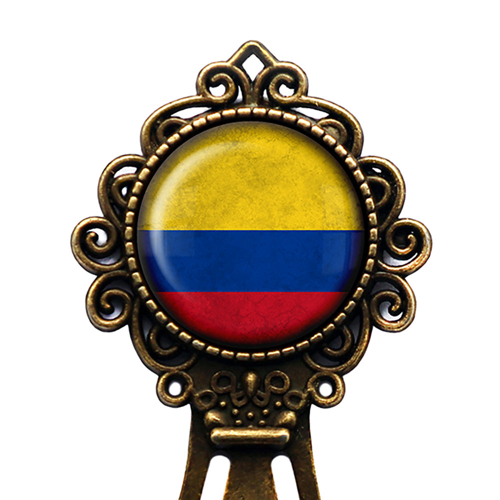 Columbia Columbian Flag Bronze Bookmark
