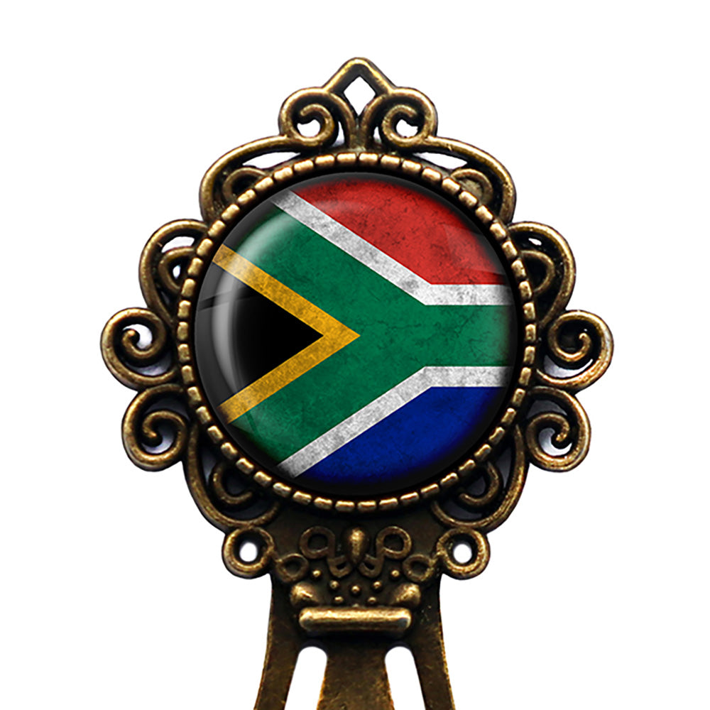 South Africa South African Flag Bronze Bookmark