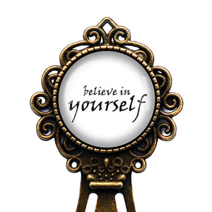 Believe in Yourself Bronze Bookmark