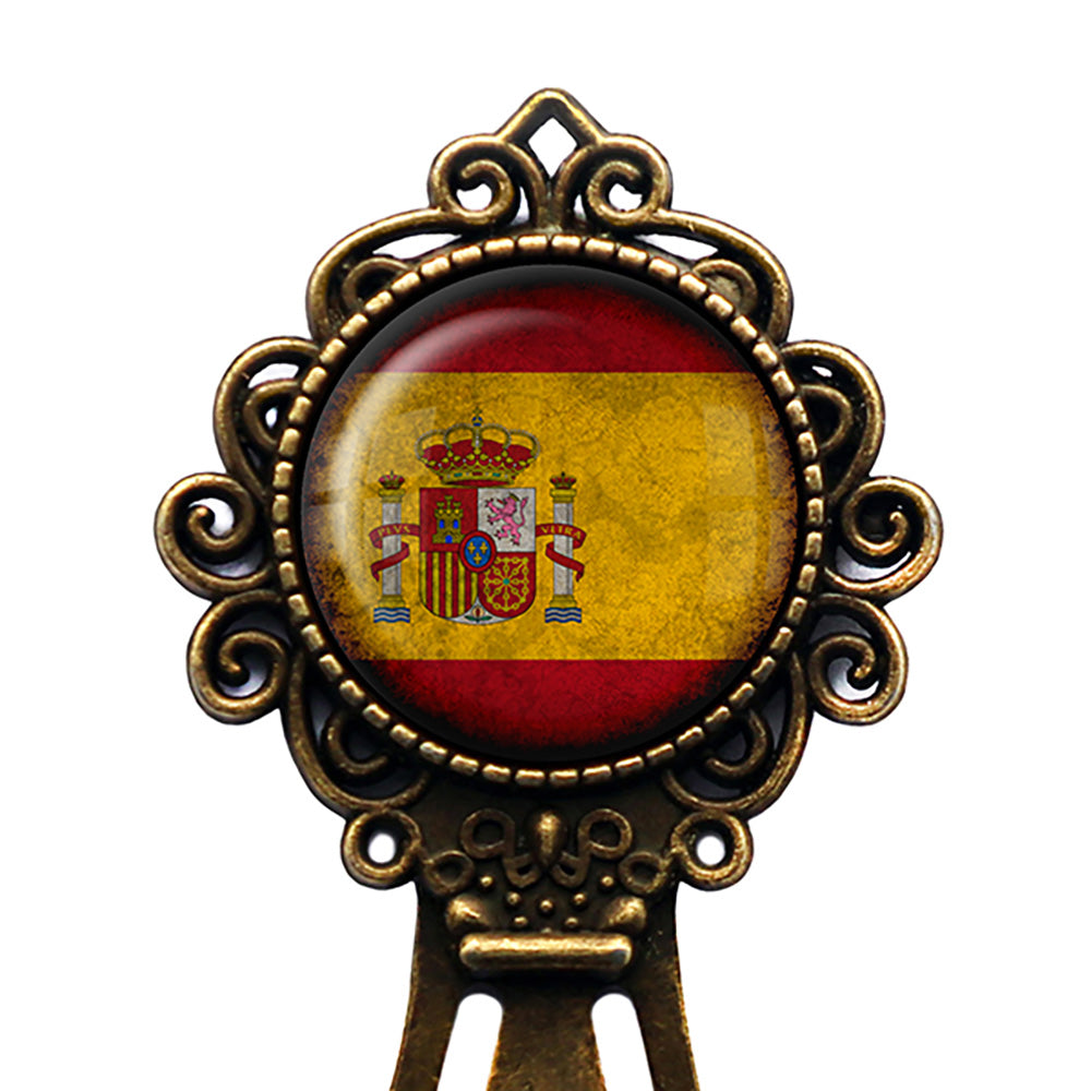 Spain Spanish España Flag Bronze Bookmark