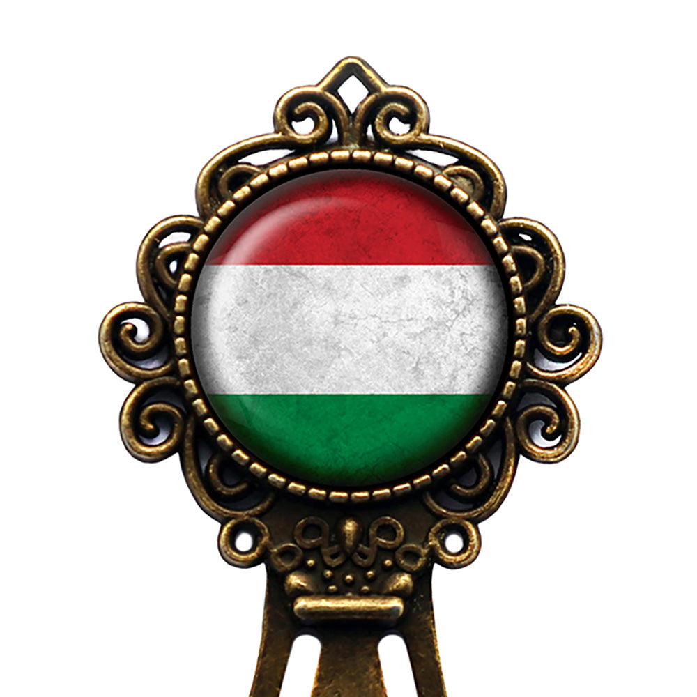 Hungary Hungarian Flag Bronze Bookmark