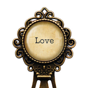 Love Bronze Bookmark