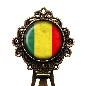 Mali Flag Bronze Bookmark