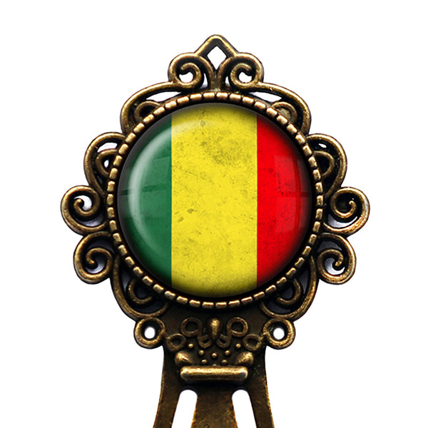 Mali Flag Bronze Bookmark
