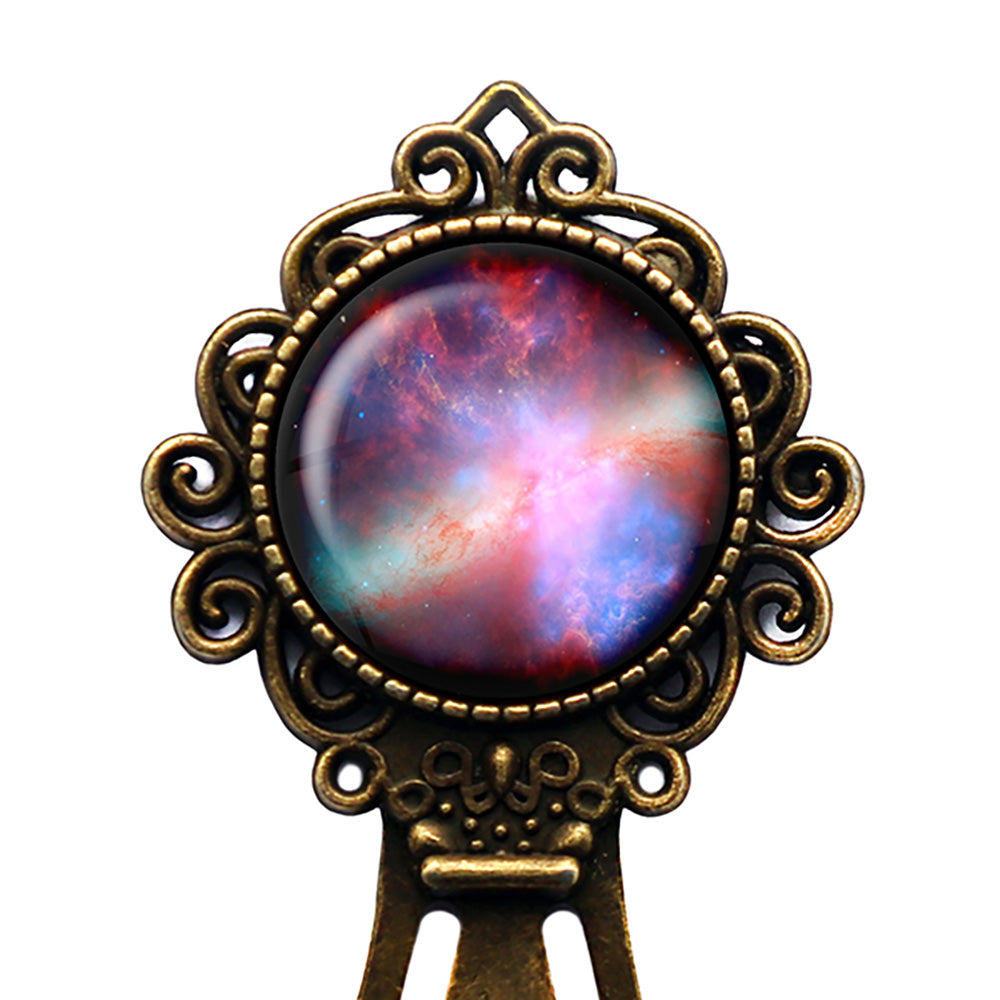 NASA Photograph Nebula Color Burst Bronze Bookmark