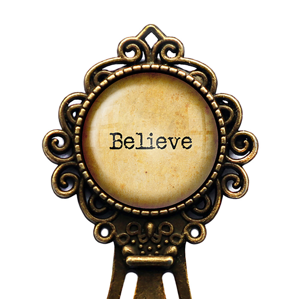 Believe Bronze Bookmark