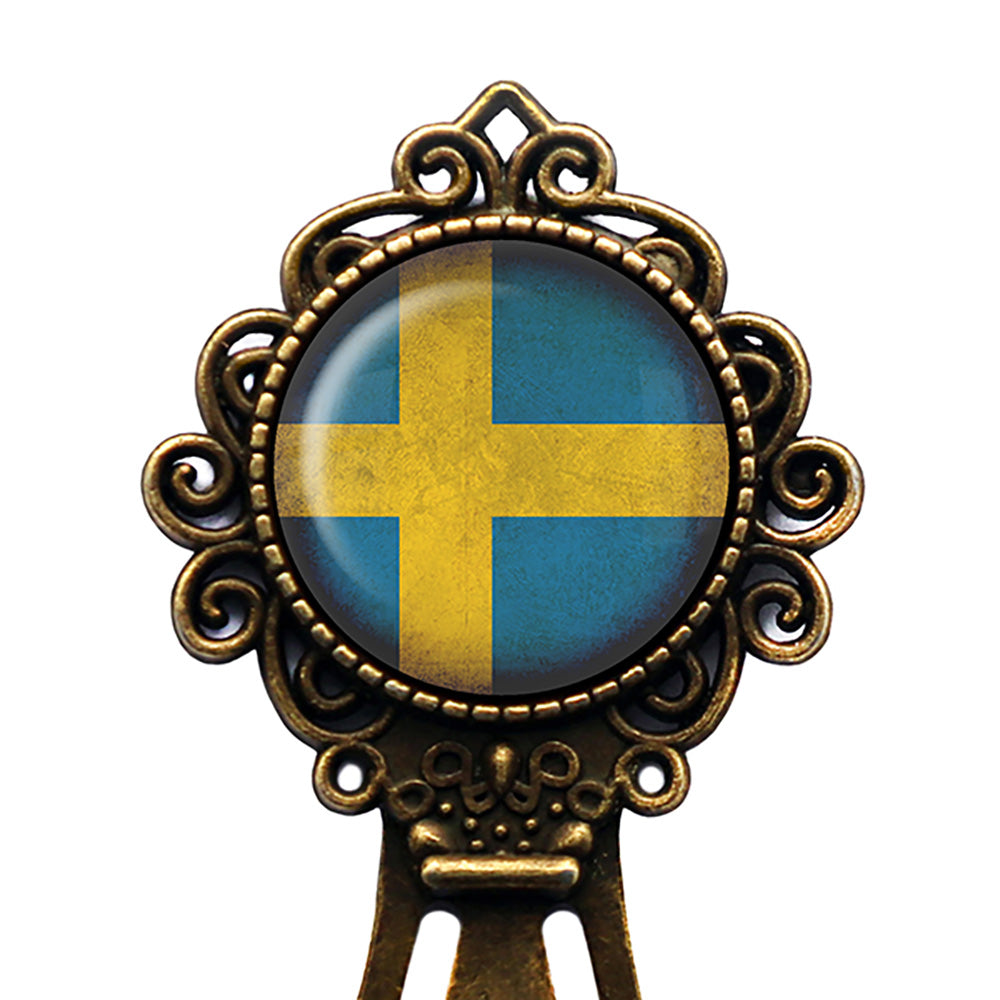 Sweden Swedish Flag Bronze Bookmark