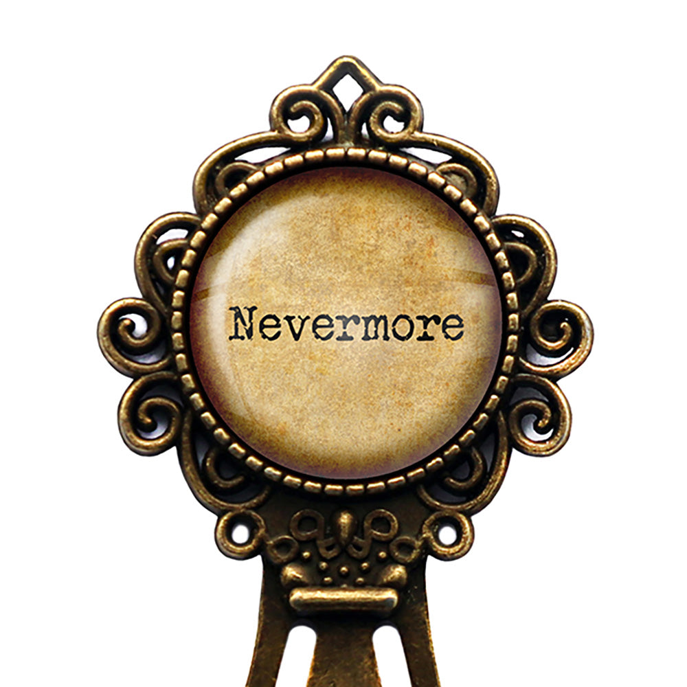 Edgar Allan Poe Nevermore Bronze Bookmark