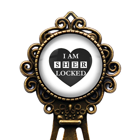 Sherlock Holmes I am Sherlocked Bronze Bookmark