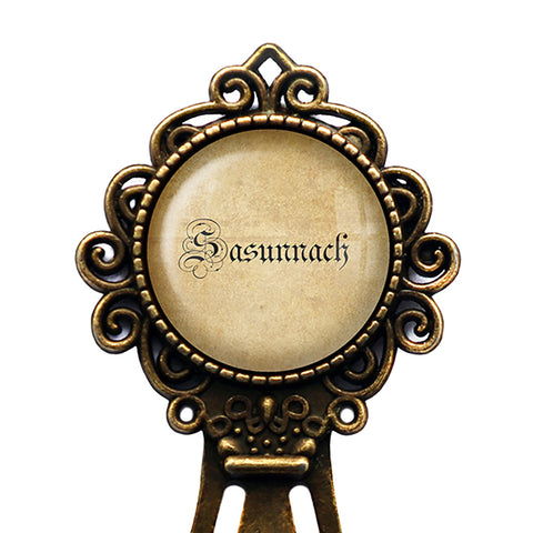 Saxon Sasunnach Old Gaelic Spelling Bronze Bookmark