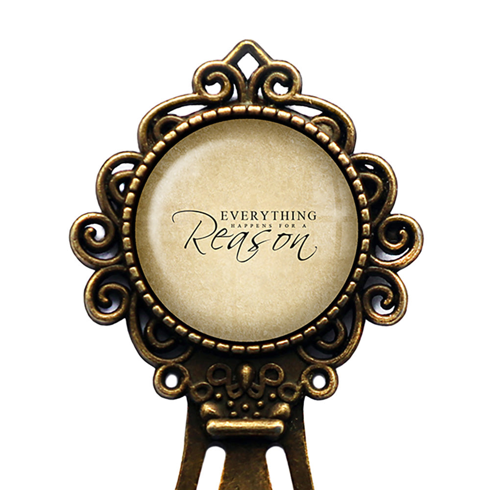 Everything Happens for a Reason Bronze Bookmark