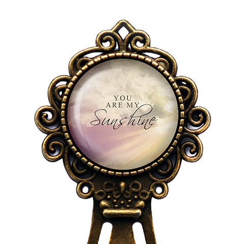 You Are My Sunshine Bronze Bookmark