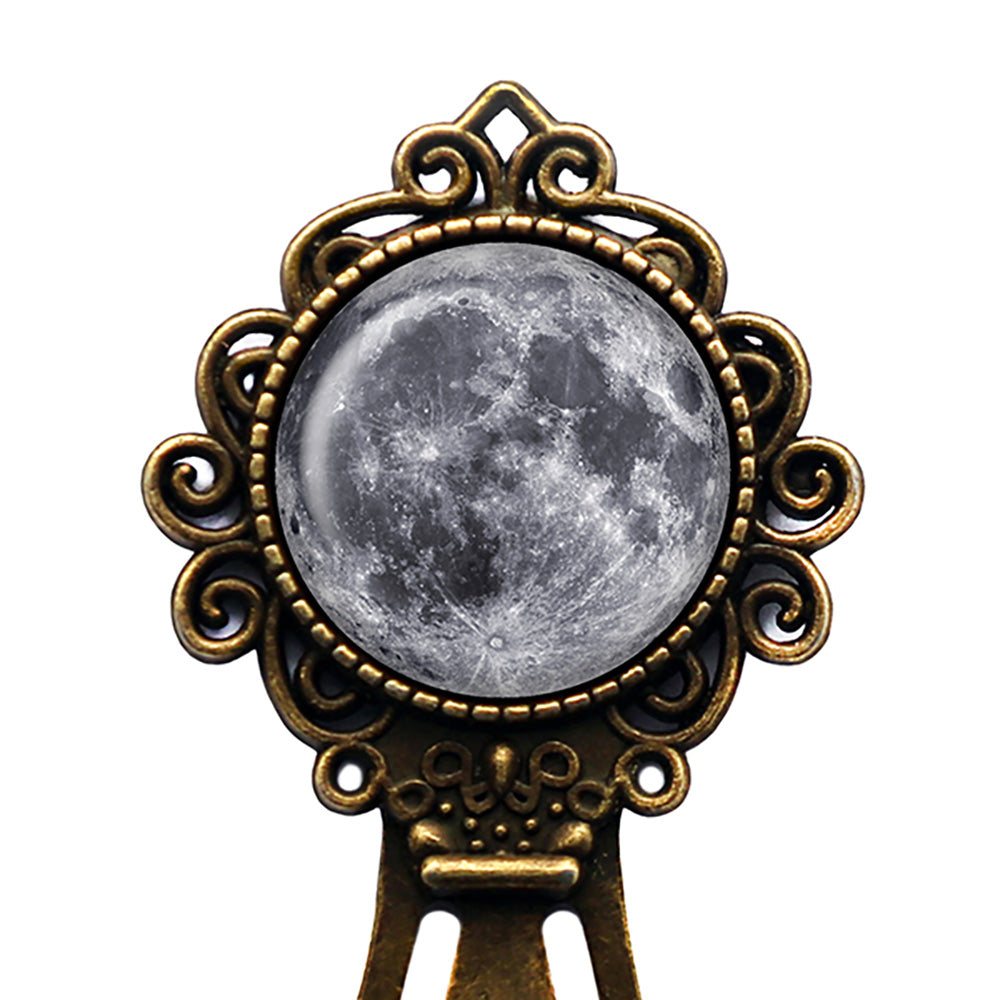 NASA Photograph The Moon Bronze Bookmark