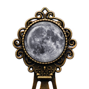 NASA Photograph The Moon Bronze Bookmark