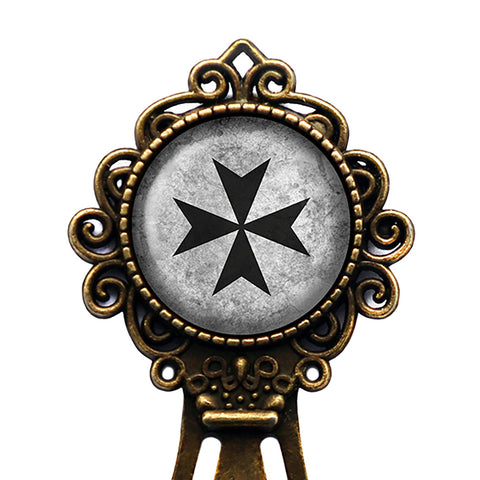 Worn Cross of the Teutonic Knights Teutones Bronze Bookmark