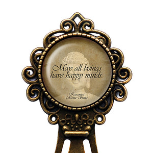 The Buddha Karaniya Metta Sutta Happy Minds Bronze Bookmark