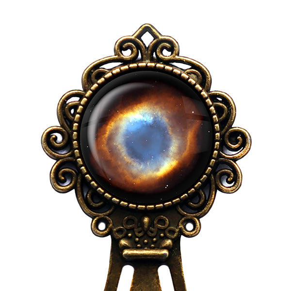 NASA Photograph Helix Nebula The Eye of God Bronze Bookmark
