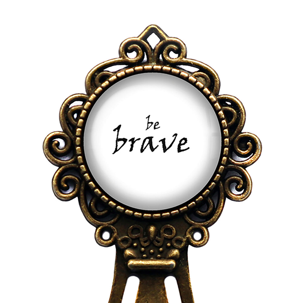 Be Brave Bronze Bookmark