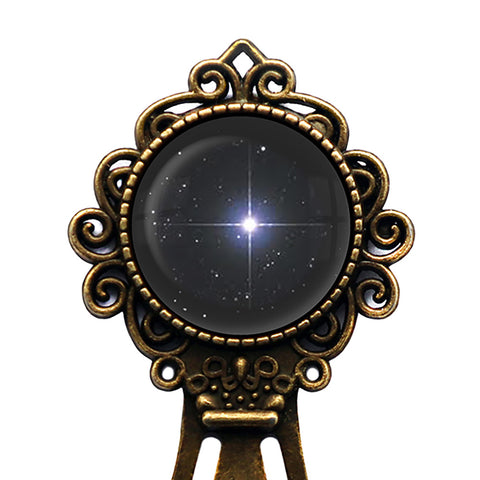 Bright North Star Bronze Bookmark