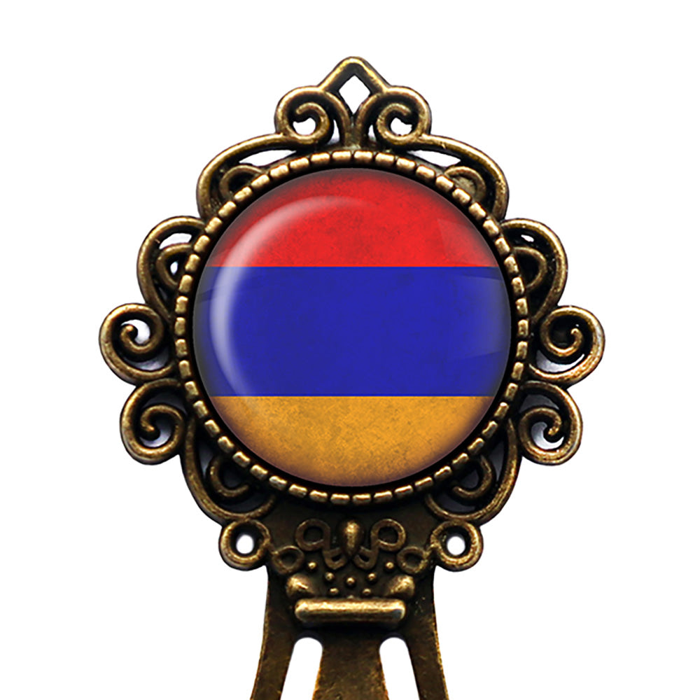 Armenia Armenian Flag Bronze Bookmark