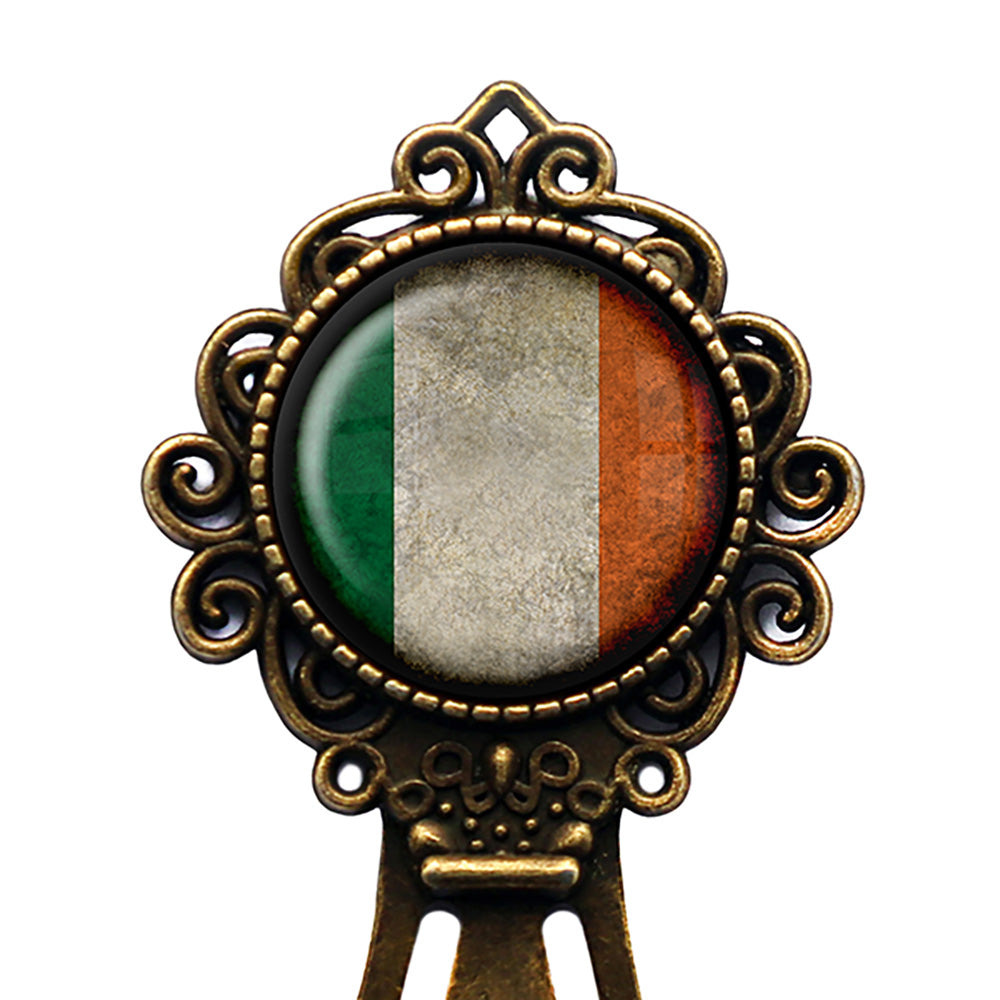 Irish Ireland Flag Bronze Bookmark