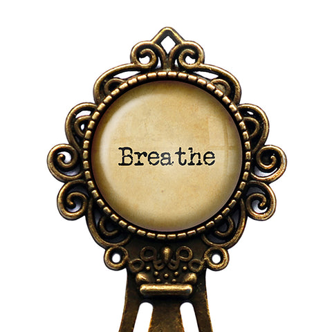 Breathe Bronze Bookmark