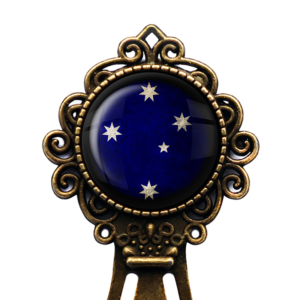 Australia Australian Southern Cross Flag Bronze Bookmark