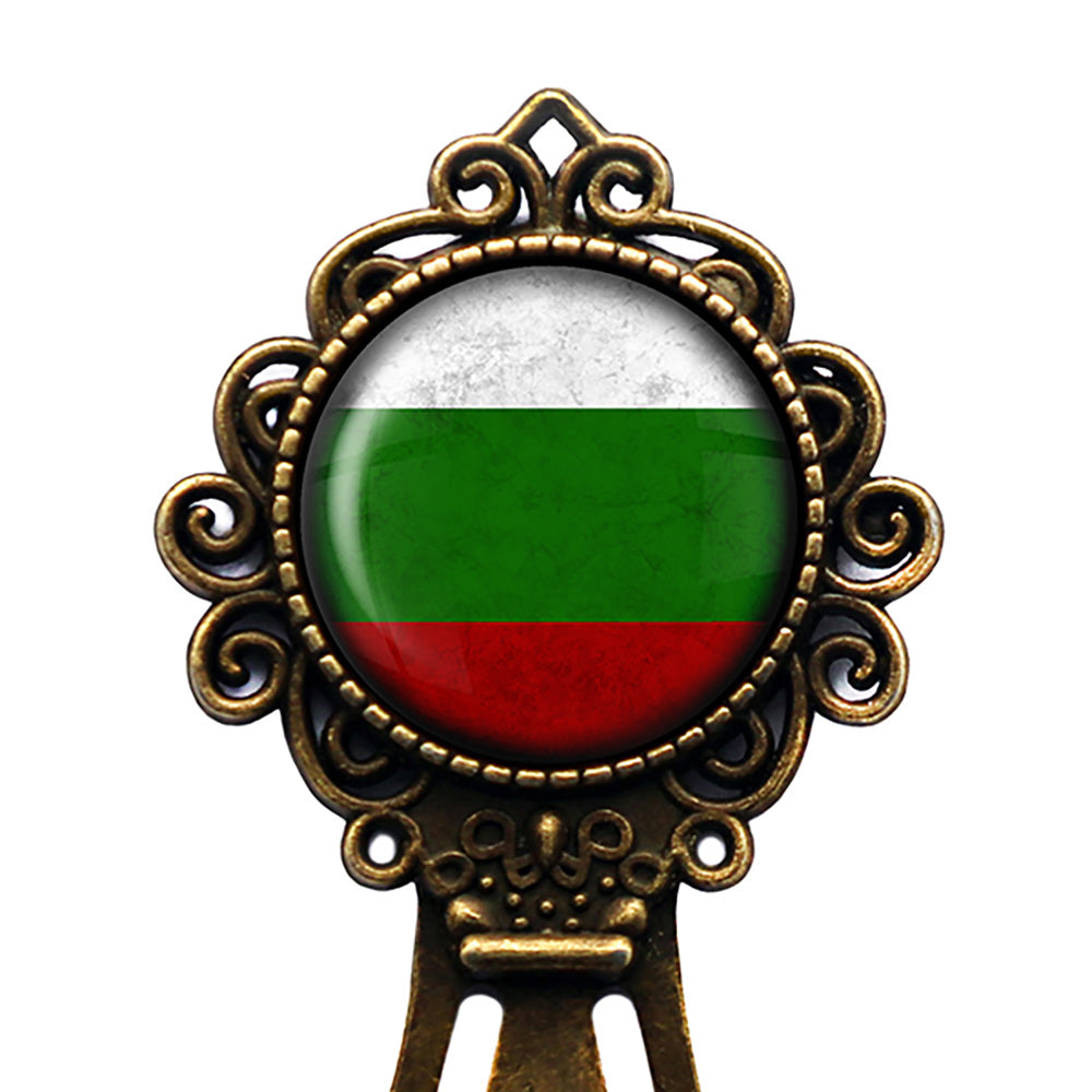 Bulgaria Bulgarian Flag Bronze Bookmark