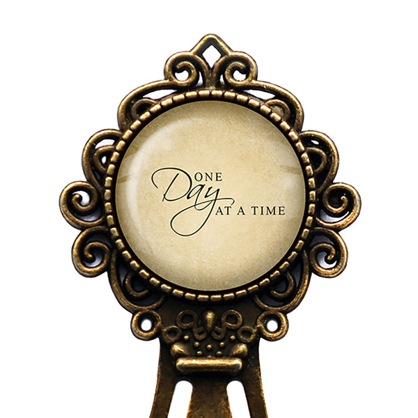 One Day at a Time Bronze Bookmark