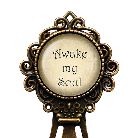 Awake my Soul Bronze Bookmark