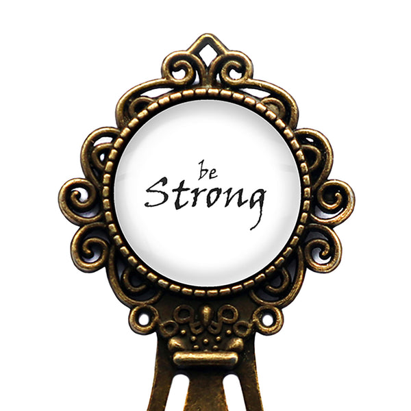 Be Strong Bronze Bookmark