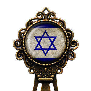 Israel Israeli Flag Bronze Bookmark