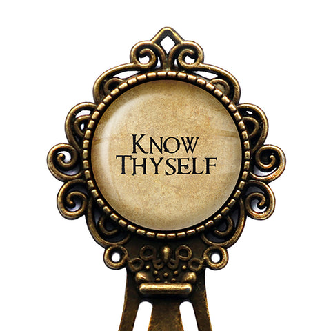 Know Thyself Bronze Bookmark