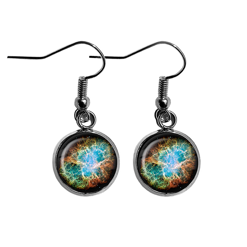 NASA Photograph Galaxy Magic Surgical Steel Earrings