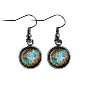 NASA Photograph Galaxy Magic Surgical Steel Earrings