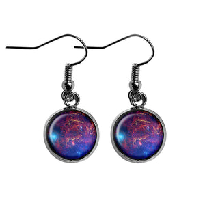 NASA Photograph Galaxy Surgical Steel Earrings