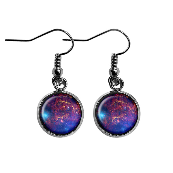 NASA Photograph Galaxy Surgical Steel Earrings