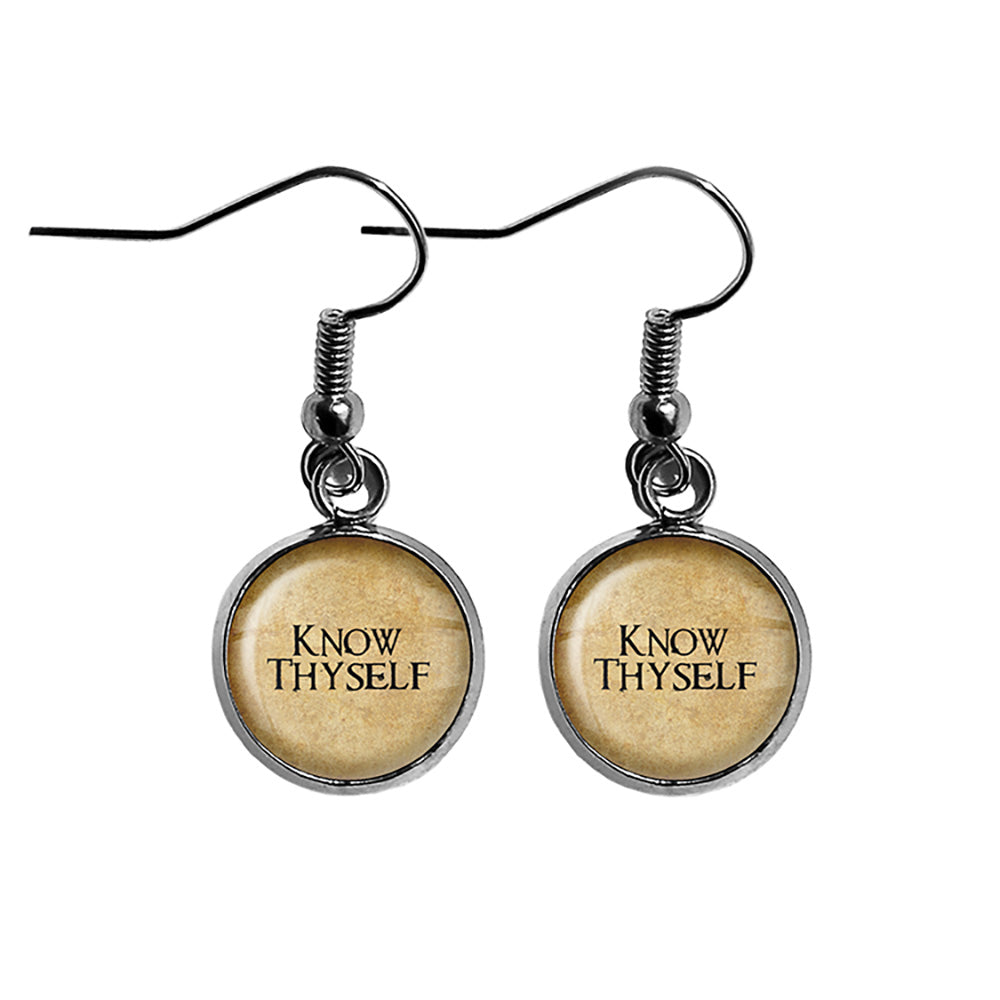 Know Thyself Surgical Steel Earrings